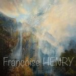 Montagnes et nuées – Acrylique sur toile de lin – 73 cm x 92 cm